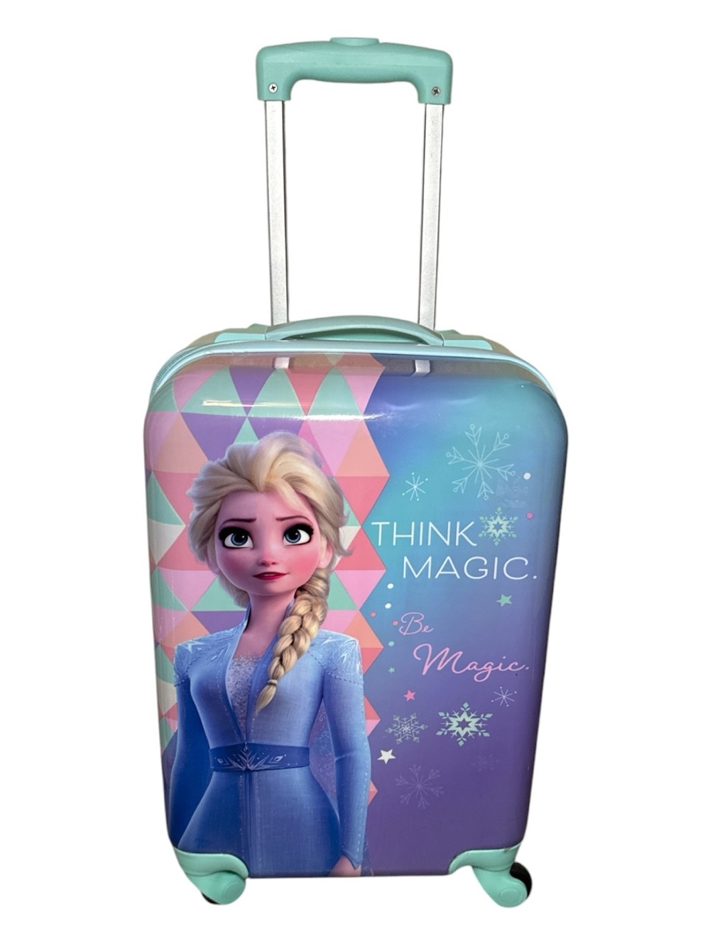 Disney Frozen Elsa Carry On Luggage Hardcover 18" Spinner Suitcase